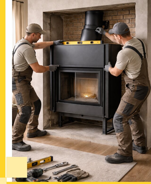 Установка каминных топок в Людинове под ключ от 18320 р. | ЭриданЛюд