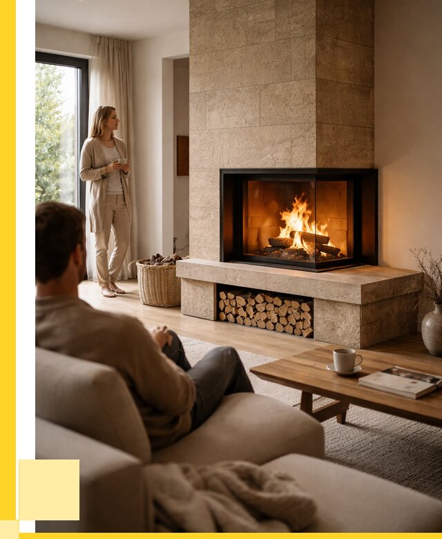 Угловые камины из кирпича установка в Людинове от 152670 р. ЭриданЛюд