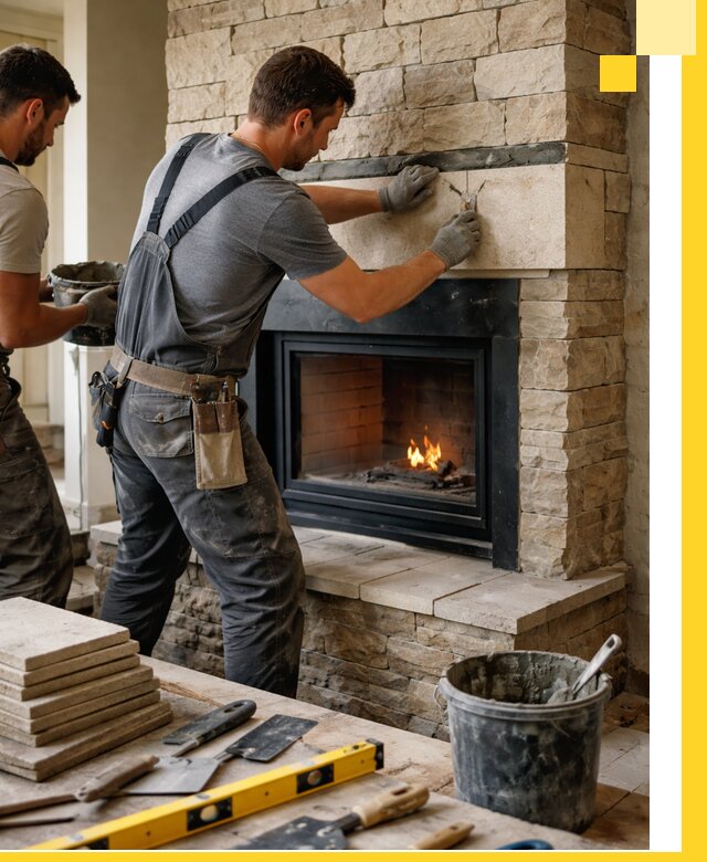 Проектирование и установка открытых каминов в Людинове