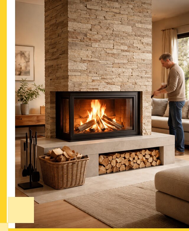 Дровяной камин под ключ в Людинове от 203560 р. | ЭриданЛюд