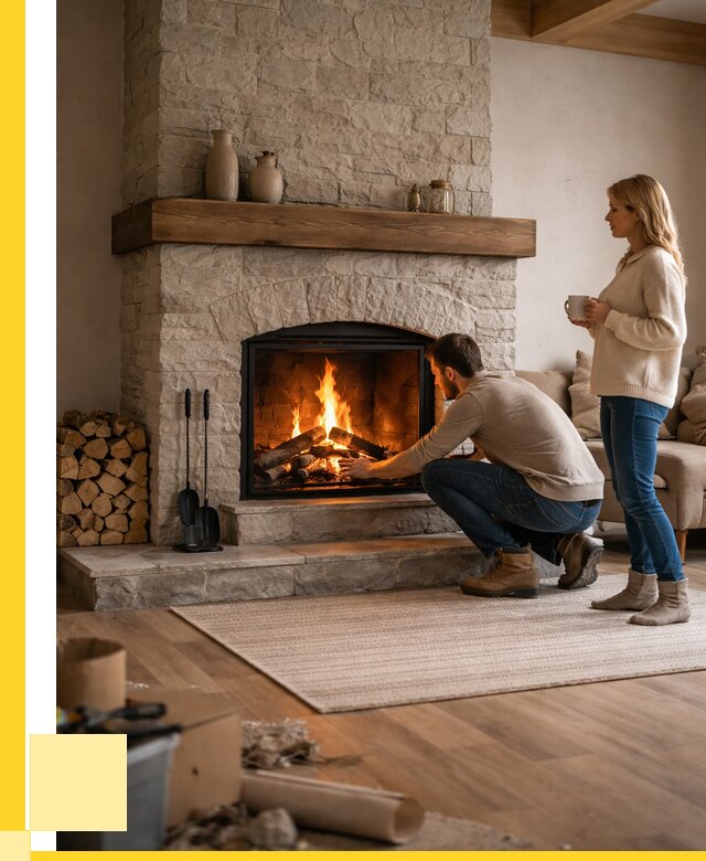 Камины для загородного дома в Людинове от 356230 р., ЭриданЛюд