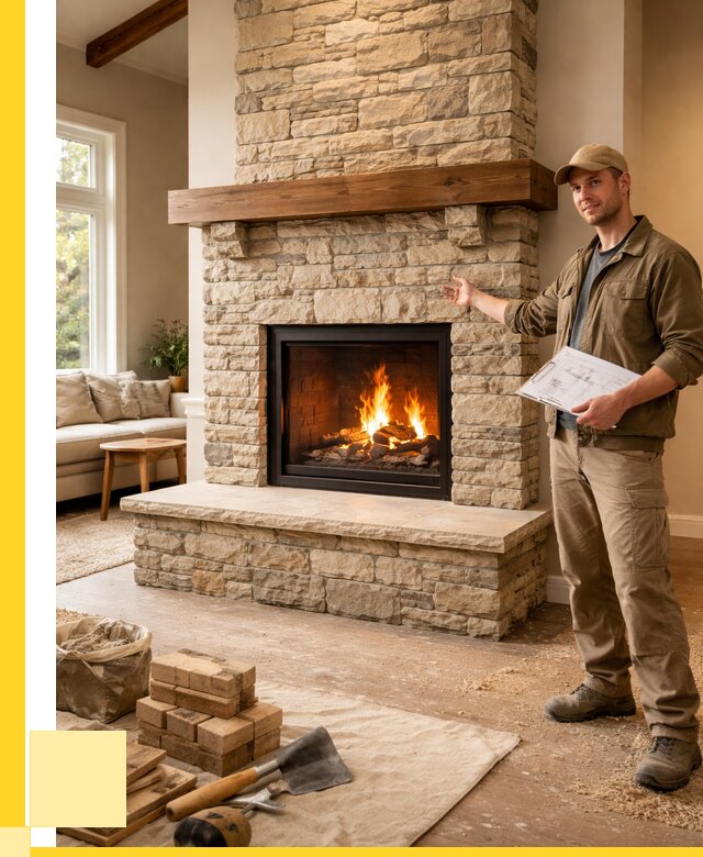 Камины под ключ в Людинове от 183204 р. | ЭриданЛюд — установка