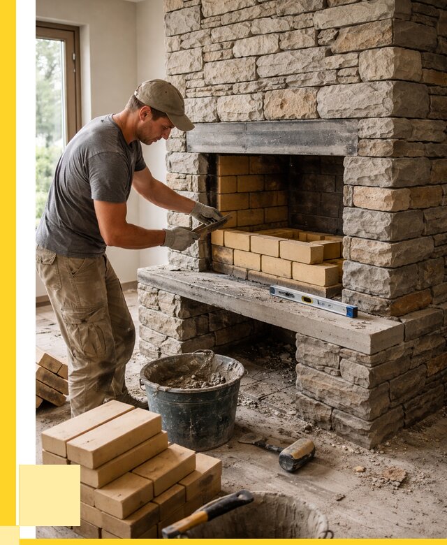 Кладка каминов и камина в Людинове от 25445 р. ЭриданЛюд