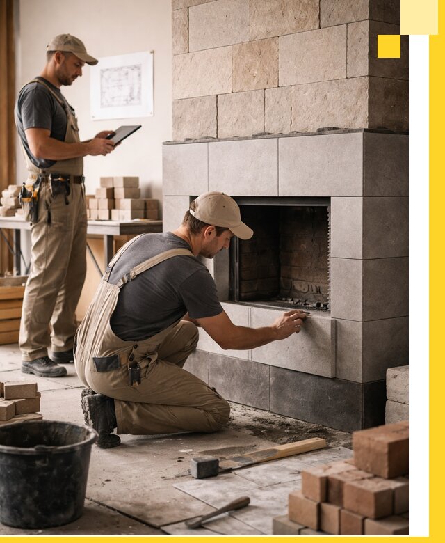 Индивидуальные проекты каминов и каминных систем в Людинове