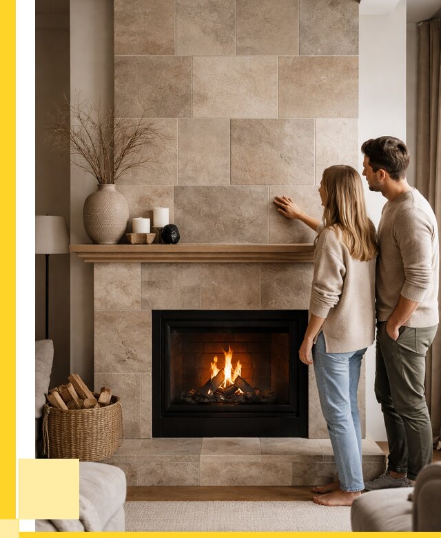 Облицовка каминов керамогранитом в Людинове от 4580 р. | ЭриданЛюд