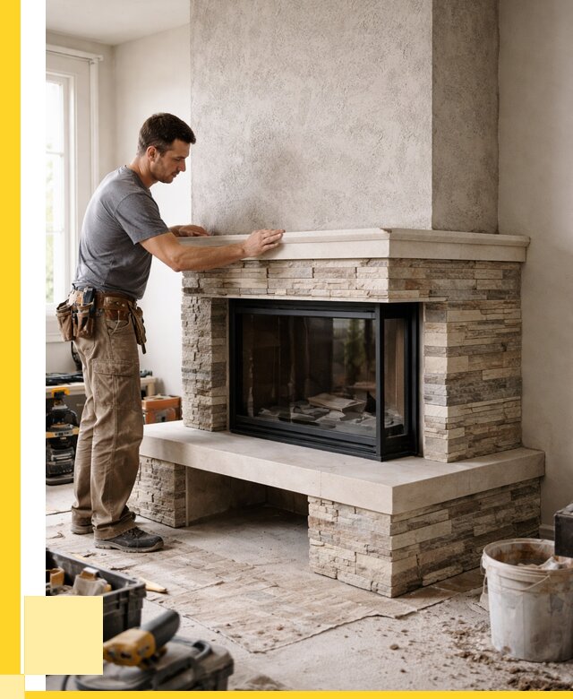 Изготовление каминов под ключ в Людинове от 152670 р. | ЭриданЛюд