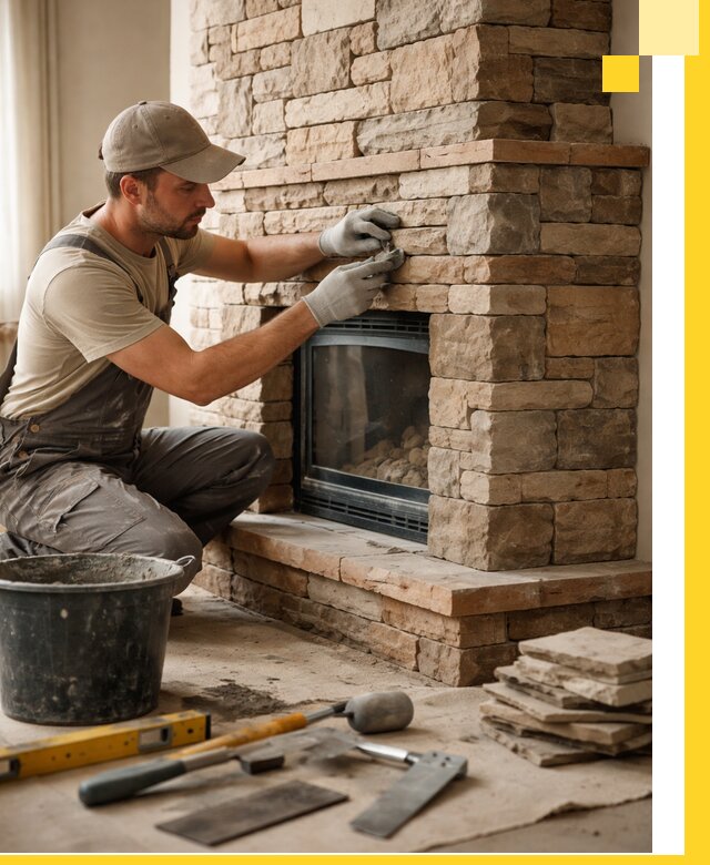 Проектирование и установка печей-каминов под ключ в Людинове