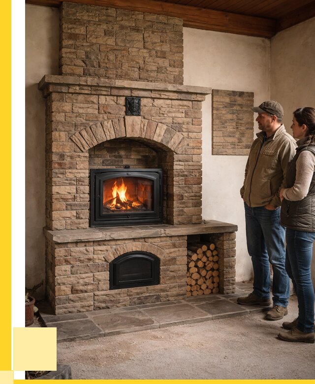 Кирпичная печь под ключ в Людинове от 152670 р. | ЭриданЛюд