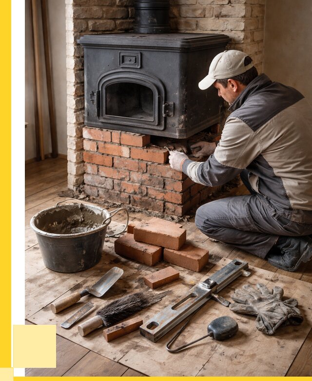 Ремонт печей в Людинове от 12214 р., услуги печника ЭриданЛюд