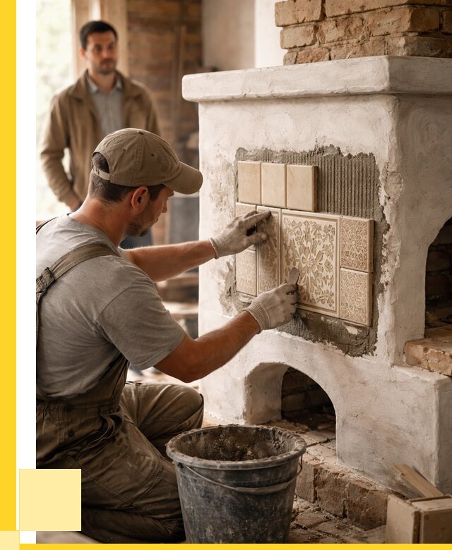 Отделка печей и банных печей в Людинове от 35623 р. | ЭриданЛюд