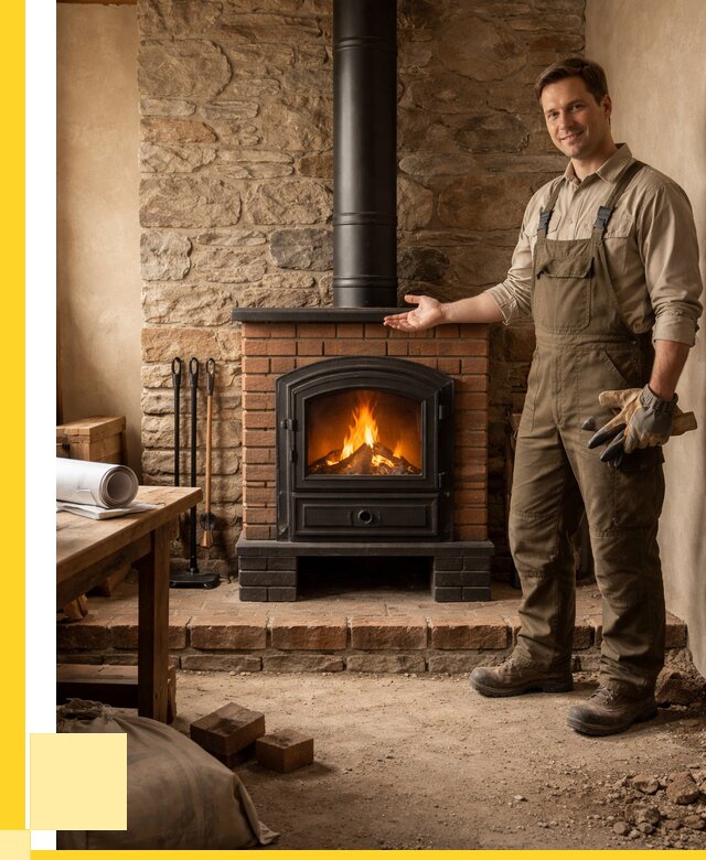 Печи отопительные из кирпича в Людинове от 81424 р., ЭриданЛюд