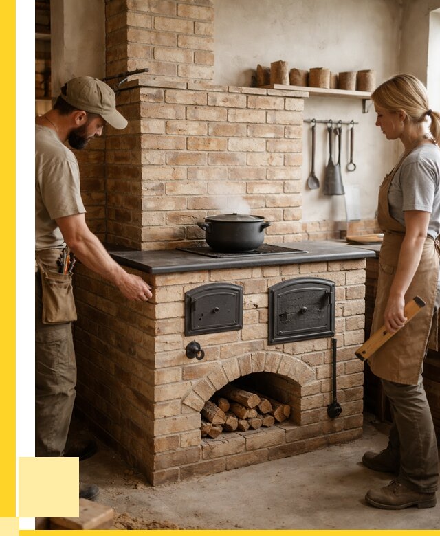 Варочно отопительные печи в Людинове от 91602 р. | ЭриданЛюд