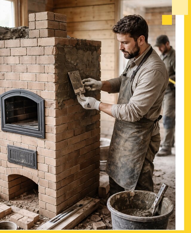 Изготовление и установка печей-шведок под ключ в Людинове