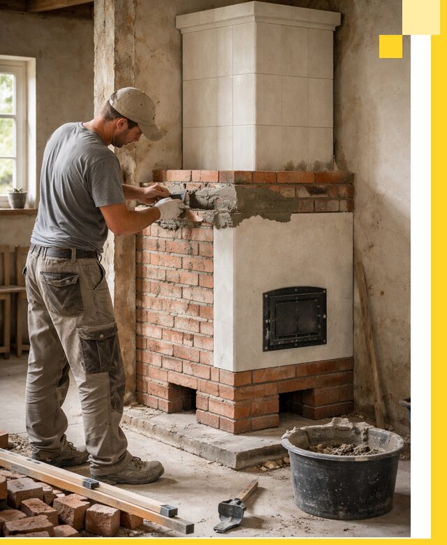 Изготовление и установка печей-голландок под ключ в Людинове