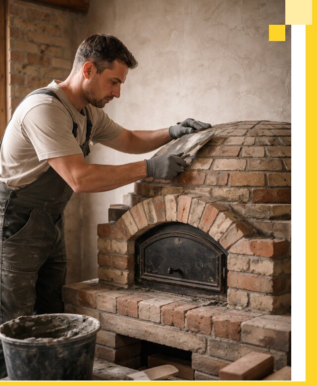 Изготовление и монтаж помпейских печей на заказ в Людинове