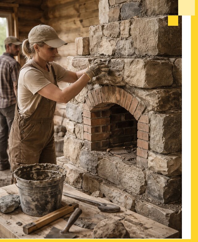 Каменные печи на заказ и монтаж в Людинове, долговечные решения