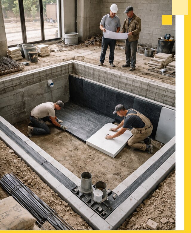 Проекты частных и общественных бассейнов под ключ в Людинове