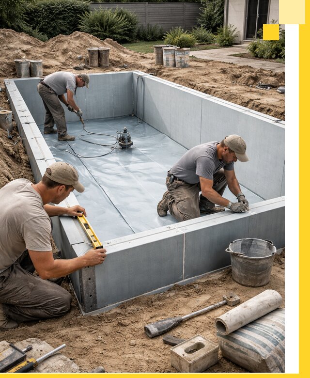 Профессиональный монтаж бассейнов под ключ в Людинове с гарантией