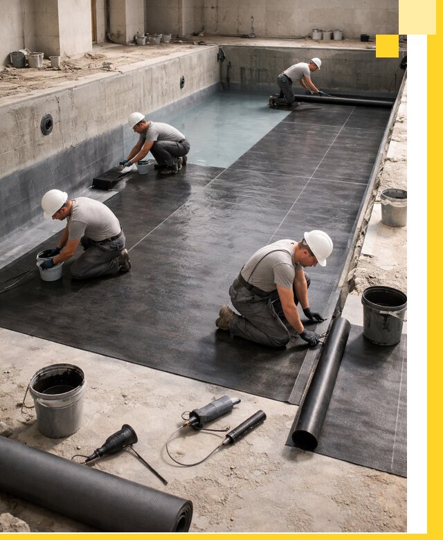 Профессиональная гидроизоляция бассейнов и чаш в Людинове под ключ