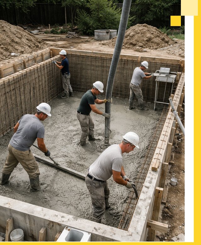 Строительство бетонных бассейнов под ключ в Людинове