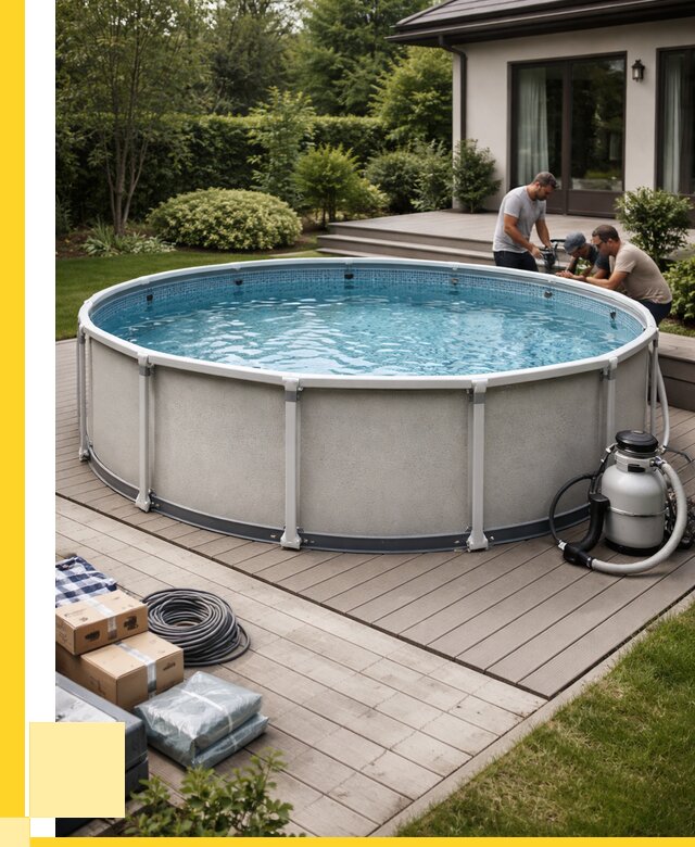 Купить каркасные бассейны в Людинове от 45801 р. | ЭриданЛюд