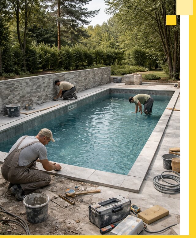 Проектирование и строительство частных бассейнов в Людинове