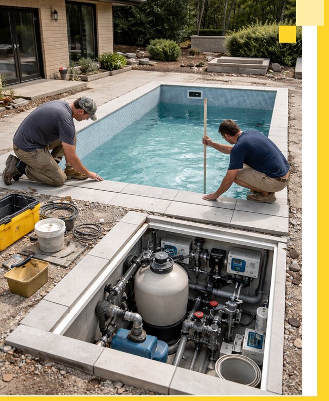 Строительство качественных домашних бассейнов под ключ в Людинове