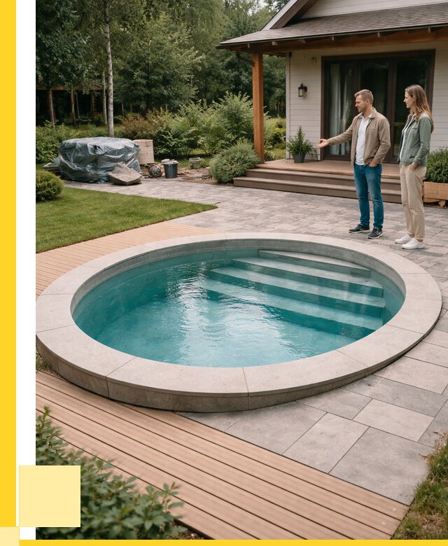 Бассейн на даче под ключ в Людинове от 203560 р., ЭриданЛюд