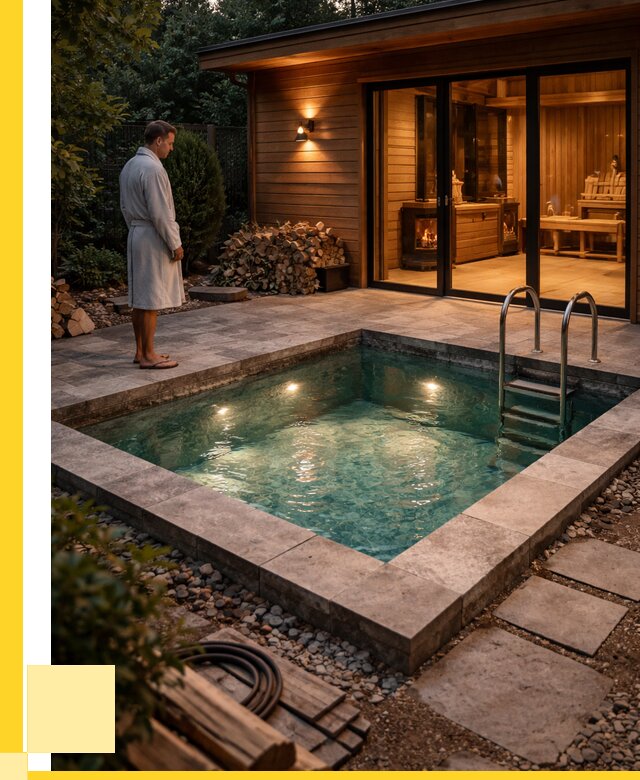 Бани с бассейном под ключ в Людинове от 96691 р. | ЭриданЛюд