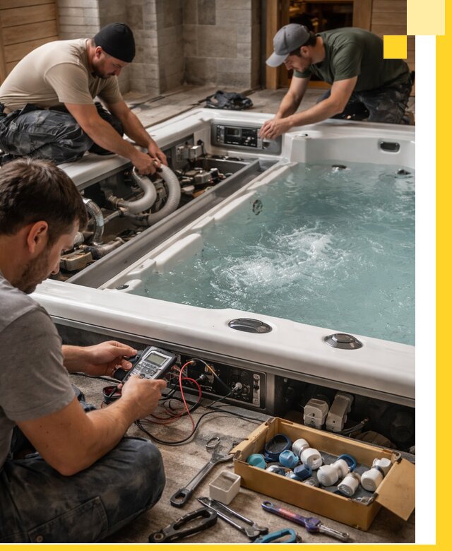 Гидромассажные бассейны под ключ в Людинове, дизайн и монтаж