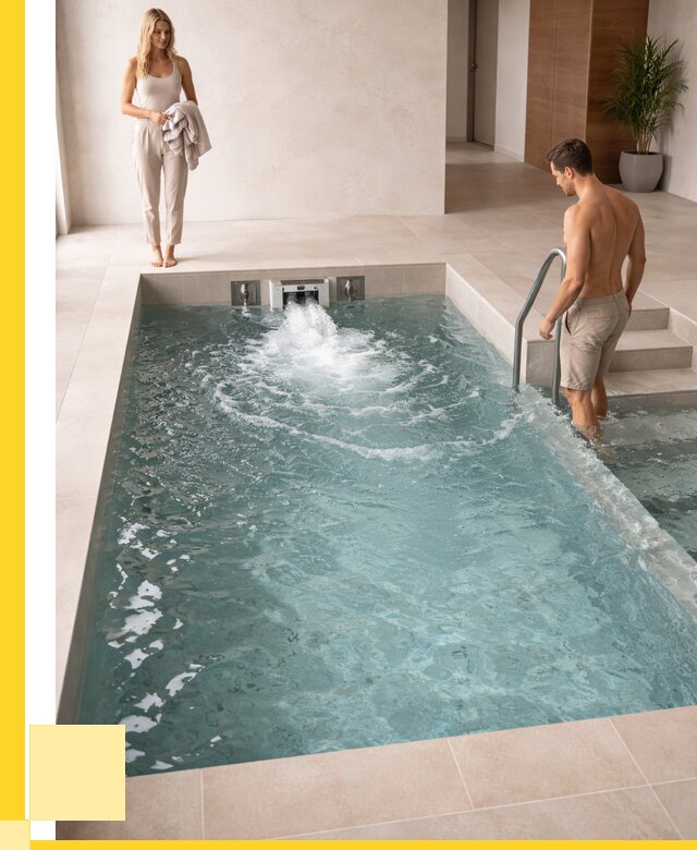 Бассейн с противотоком в Людинове от 254450 р. | ЭриданЛюд