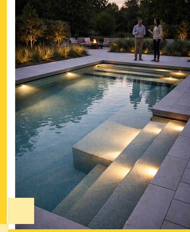 Освещение бассейнов в Людинове под ключ от 25445 р. | ЭриданЛюд