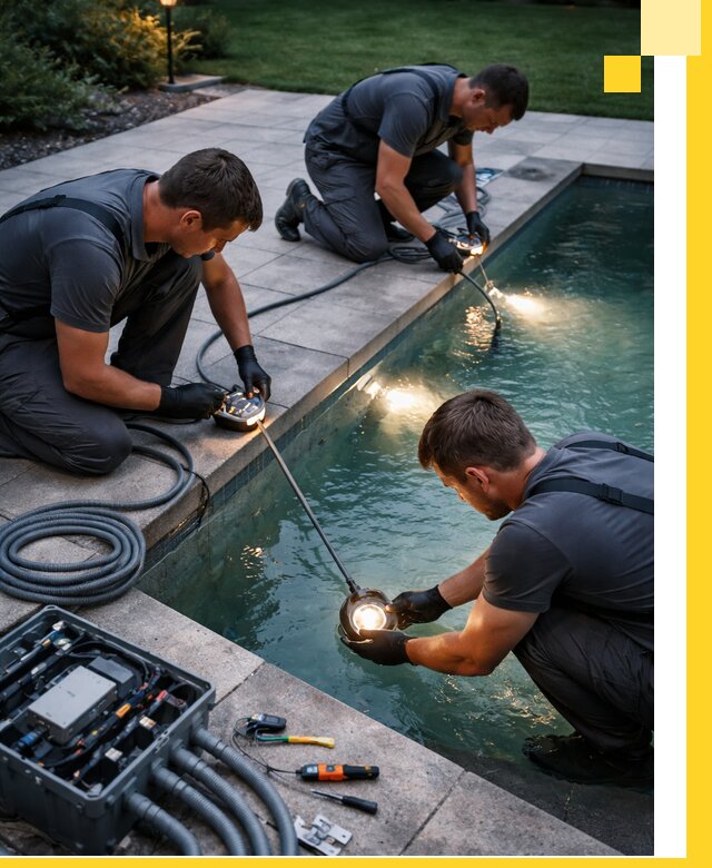 Профессиональное освещение бассейнов в Людинове: дизайн и монтаж