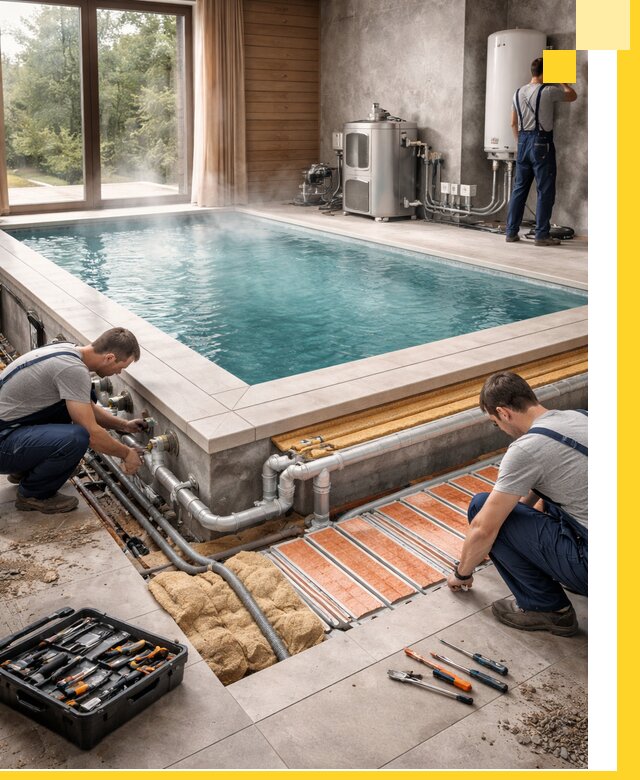 Проектирование и строительство тёплых бассейнов в Людинове