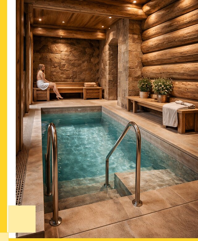 Аренда бани с бассейном в Людинове от 1526700 р. | ЭриданЛюд