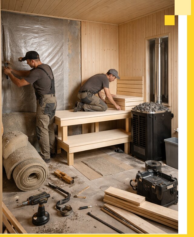 Проекты саун под ключ в Людинове дизайн и строительство