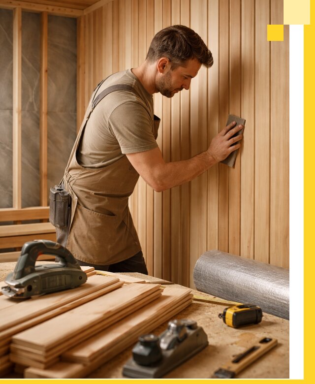 Профессиональная отделка саун и парных под ключ в Людинове