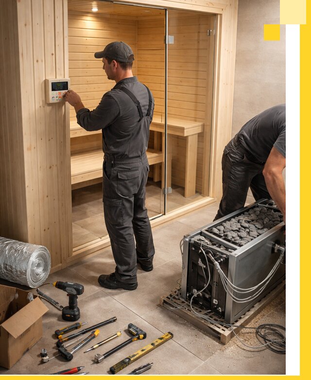 Поставка, установка и монтаж электрических саун в Людинове