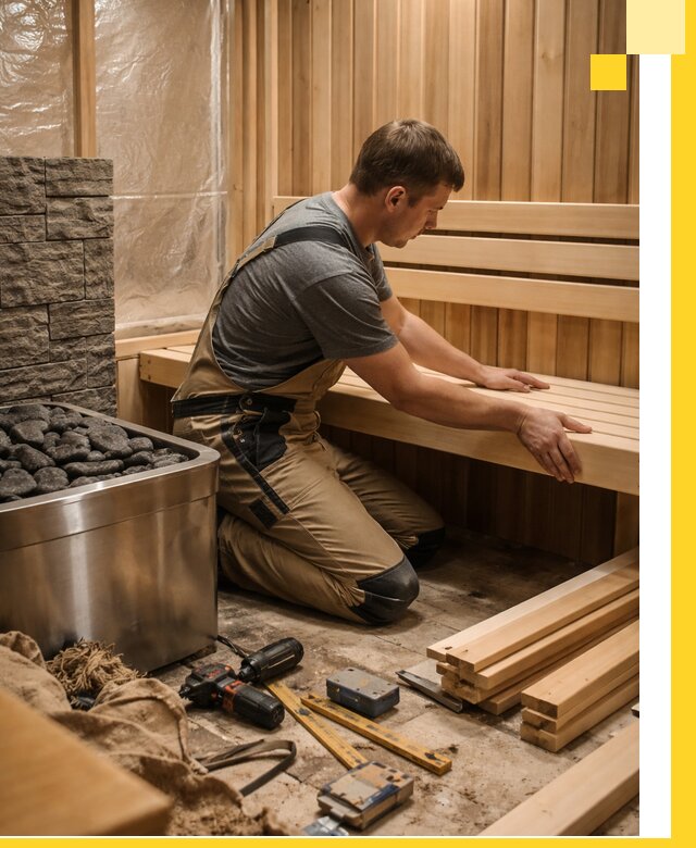Сауны для дома под ключ с проектированием и монтажом в Людинове