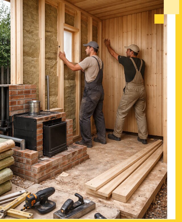 Строительство и установка дачных саун под ключ в Людинове