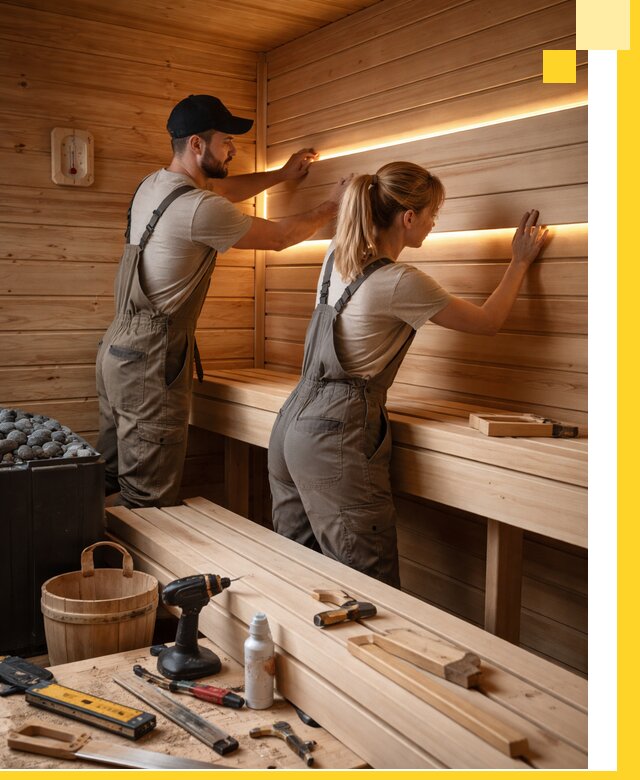 Дизайн саун и бань под ключ с индивидуальным проектом в Людинове