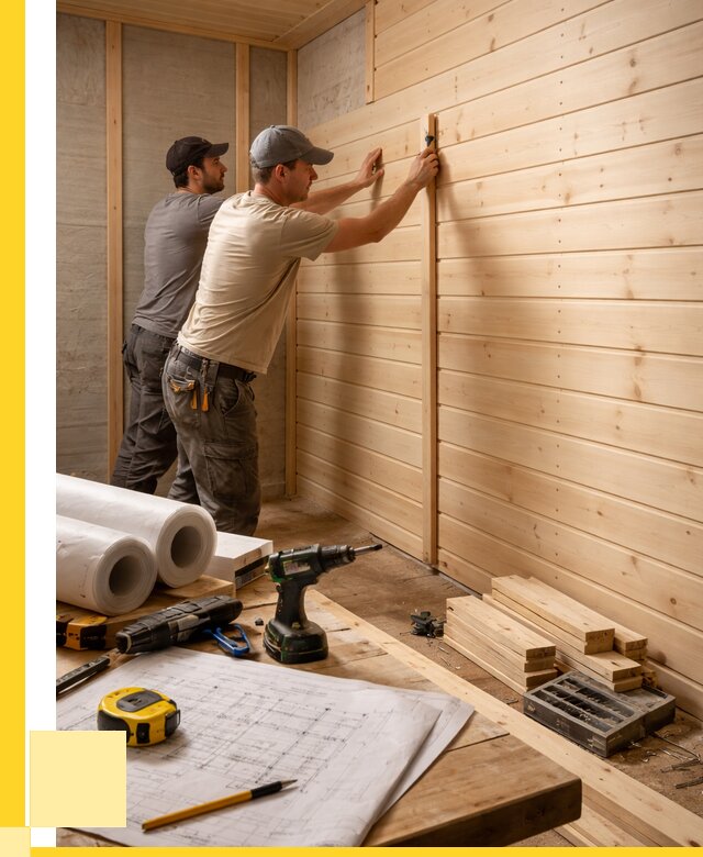 Обшивка бани вагонкой в Людинове от 1221 р., ЭриданЛюд