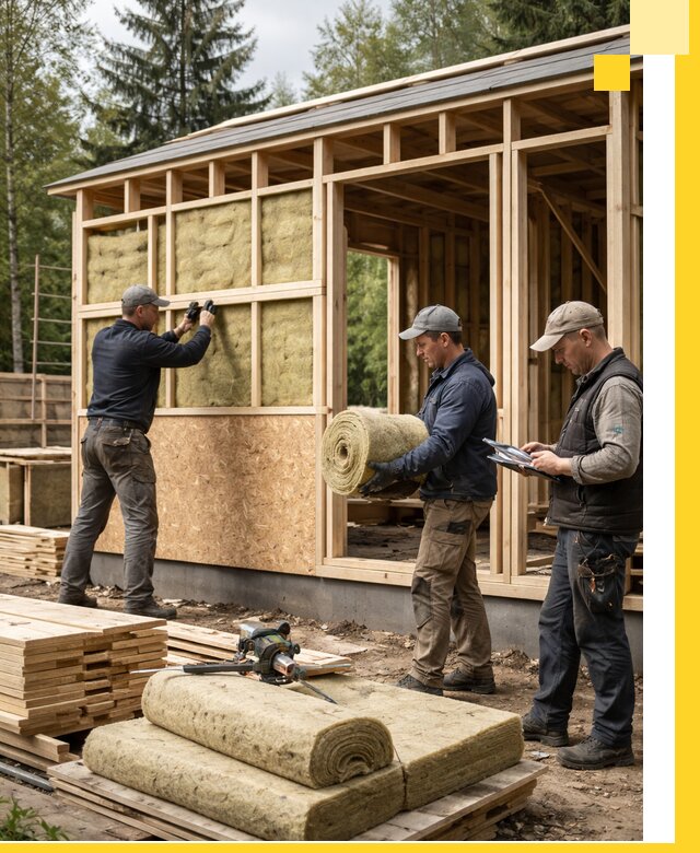 Проектирование и строительство каркасных бань в Людинове под ключ