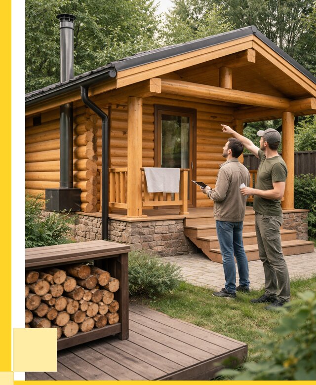 Бани для дачи под ключ в Людинове от 254450 р. | ЭриданЛюд