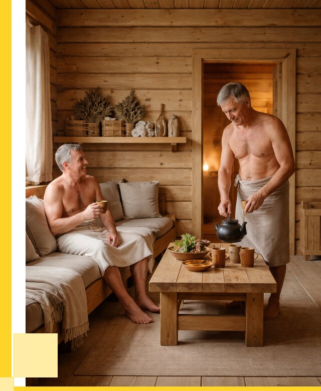 Бани с комнатой отдыха под ключ в Людинове от 458010 р. | ЭриданЛюд