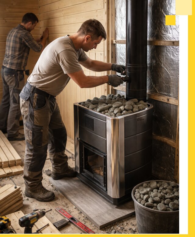 Проектирование и строительство парилок для бани в Людинове под ключ