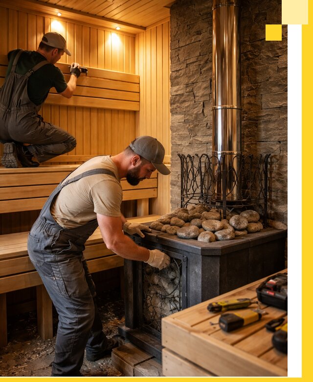 Комплексный дизайн бань, саун и зон отдыха в Людинове