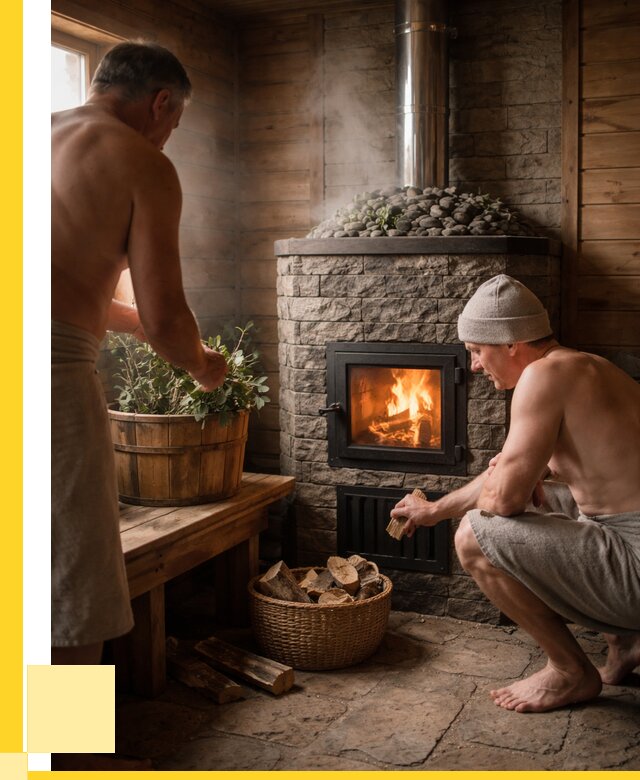 Банные печи под ключ в Людинове от 45801 р. | ЭриданЛюд кирпичная