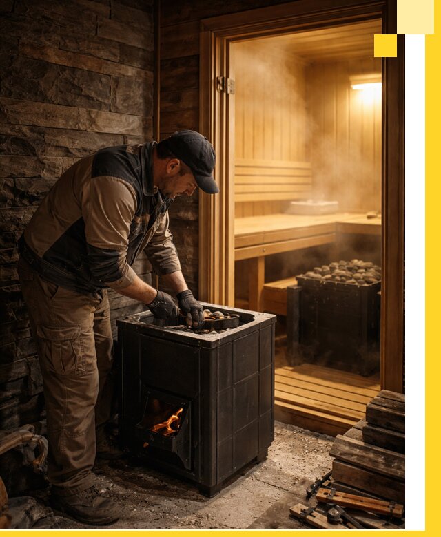 Строительство бани с сауной под ключ в Людинове от проекта до сдачи