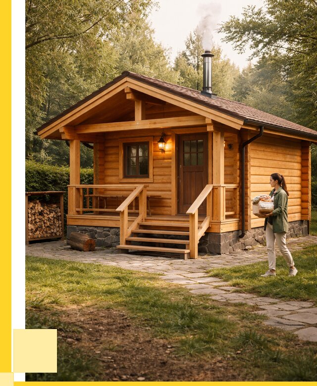 Купить баню под ключ в Людинове от 661570 р. | ЭриданЛюд